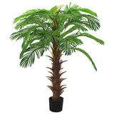 Vidaxl Plant artificiel avec cycaspalm de Pot 140 cm vert