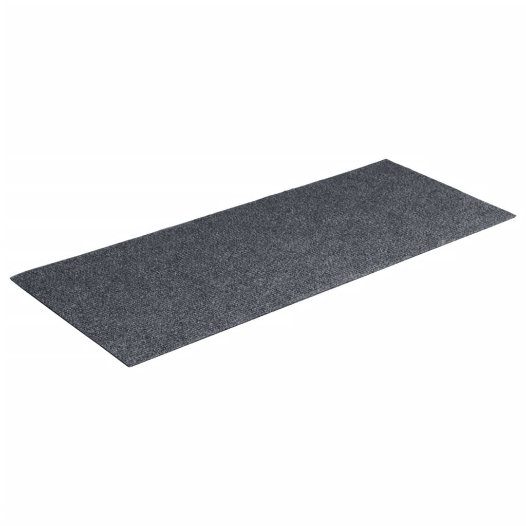 VidaXL 15 st pedal mats self -adhesive rectangular 60x25 cm light gray