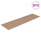 Vidaxl 15 St Pedal Mantes selbst -adestive rechteckent 76x20 cm Liichtbrong