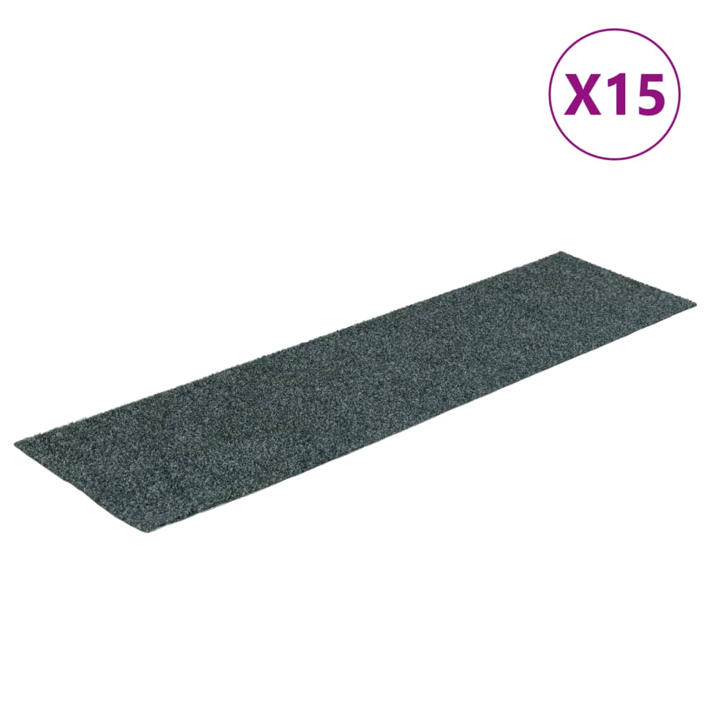 Vidaxl 15 Studdds selbst -adhesive rechteckent 76x20 cm gréng