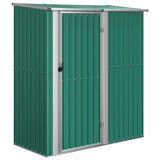 Vidaxl Garden Shed 180,5x97x209,5 cm galvaniseret stålgrøn