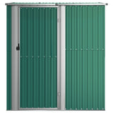 Vidaxl Garden Shed 180,5x97x209,5 cm galvaniseret stålgrøn