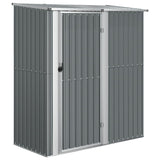 Vidaxl Garden Shed 180,5x97x209,5 cm galvaniseret stålgrå