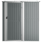 Vidaxl Garden Shed 180,5x97x209,5 cm galvaniseret stålgrå