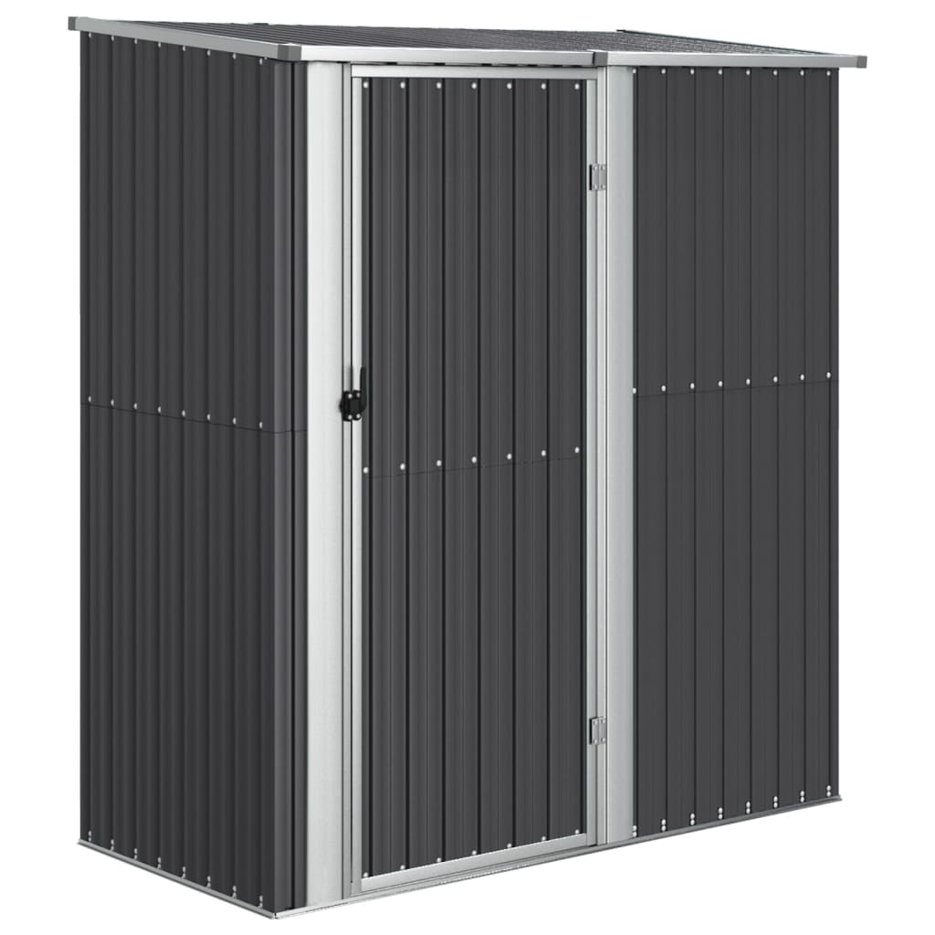 Vidaxl Garden Shed 180,5x97x209,5 cm galvanisert stål Antracitt