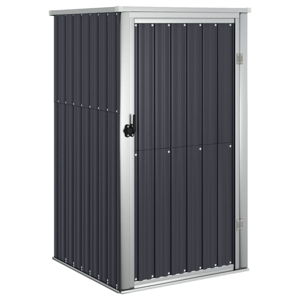 Vidaxl Garden Shed 88x89x161 cm de acero galvanizado antracita