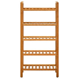 Vidaxl shoe rack with 5 shelves 50x27x100 cm solid oak