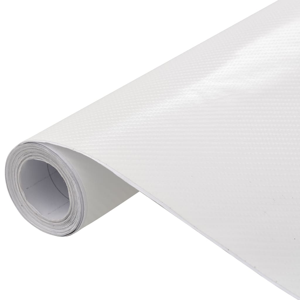 Vidaxl Autofolie 4D 100x150 cm bianco