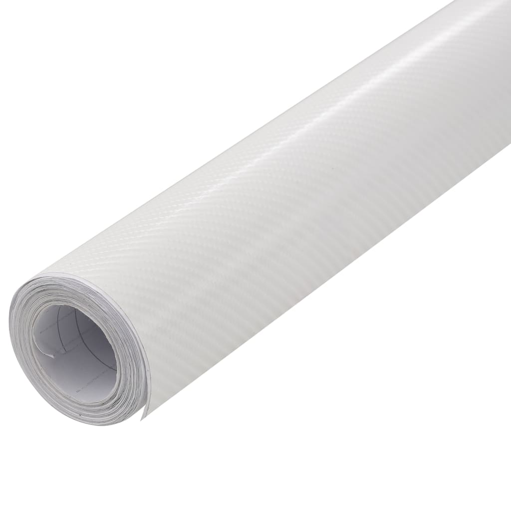 Vidaxl 2 st autofolie 4D 100x150 cm + 50x150 cm white