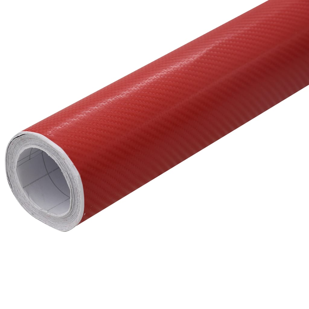 Vidaxl Autofolie 4D 100x150 cm Red