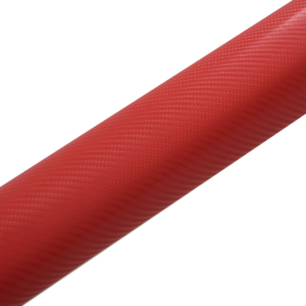 Vidaxl Autofolie 4D 100x150 cm rosso