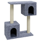 Vidaxl Cat Post con postes de rascado de sisal 60 cm de gris claro