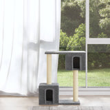 Vidaxl Cat Post con postes de rascado de sisal 60 cm de gris claro