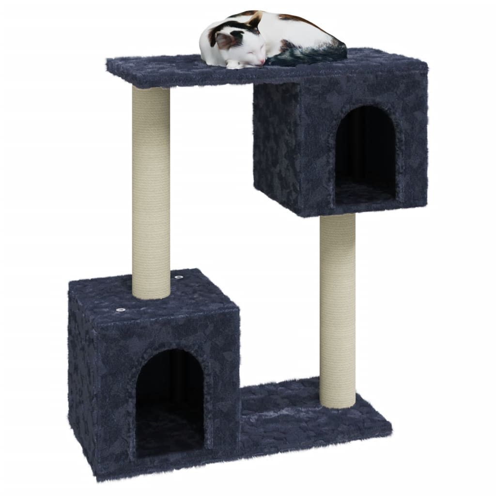 Vidaxl cat furniture with sisal scratching posts 60 cm dark gray