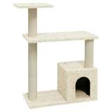 Vidaxl Cat Scratch Post avec sisal Scratch Posts 70 cm Crème -Colored