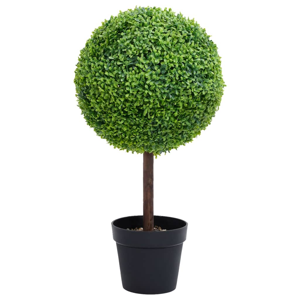 Vidaxl Plant artificiel avec une formation de bulps buxus en pot 71 cm vert