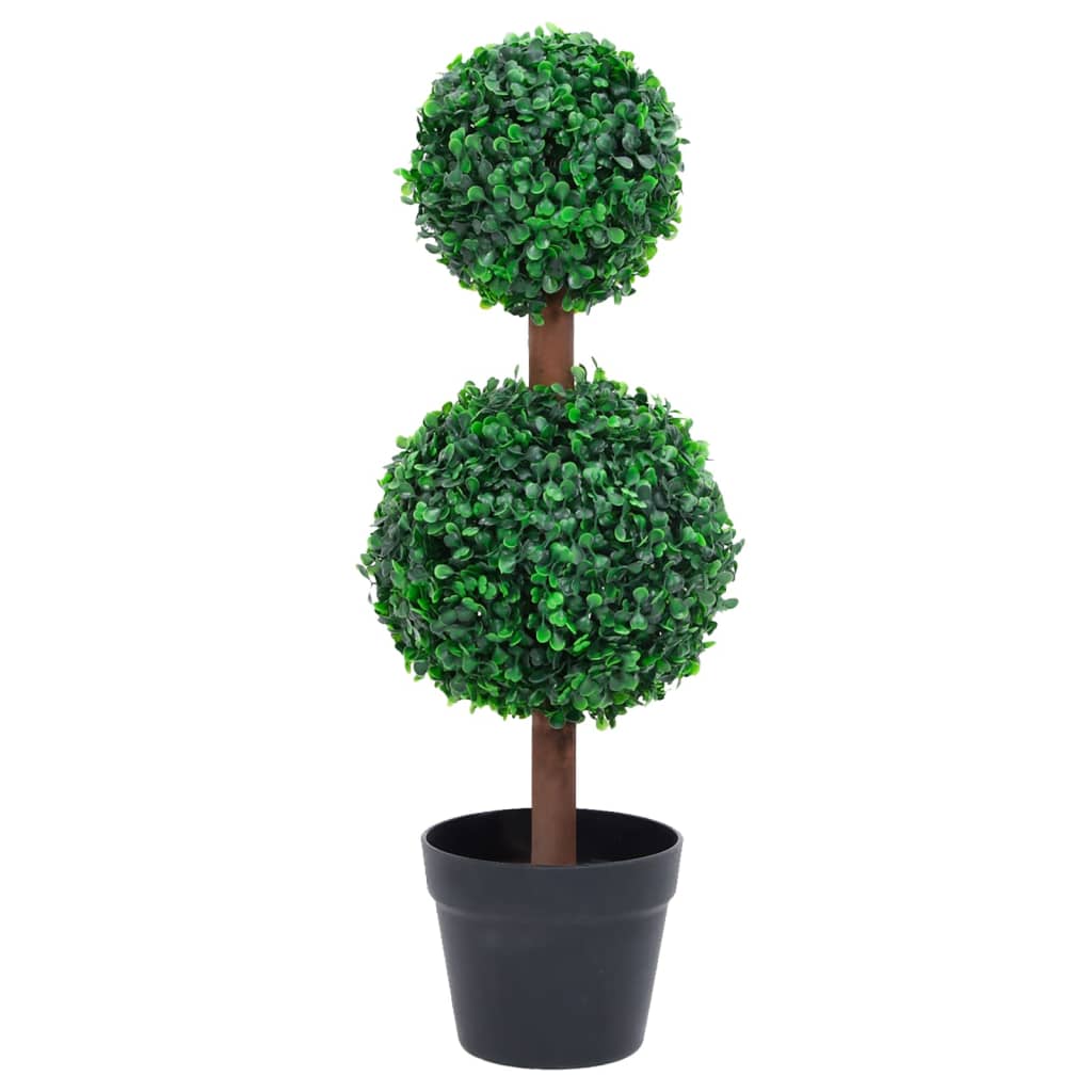 Vidaxl Plant artificiel avec boxer boxer Formation sphérique 60 cm vert