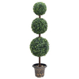 Vidaxl Plant artificiel avec Pot Buxus Bol Formation de 118 cm vert