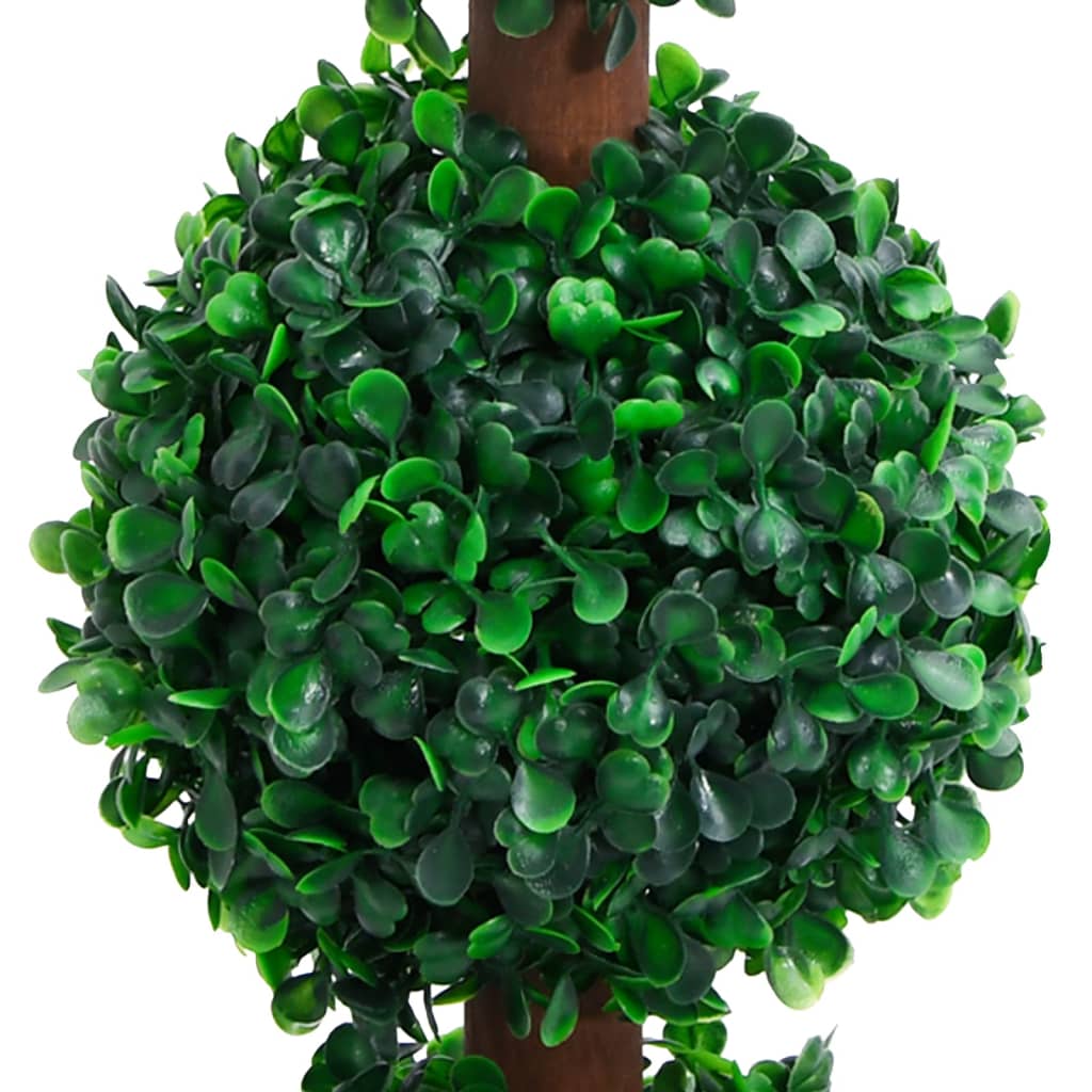 Vidaxl Plant artificiel avec Formation de bulp de buxus en pot 90 cm vert