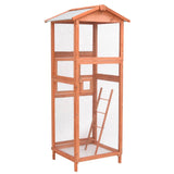 Vidaxl Bird Cage 68x62x166 cm Pineo solido