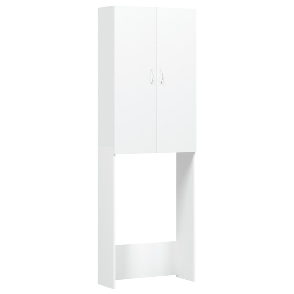 Armoire de machine à laver Vidaxl 64x25.5x190 cm blanc