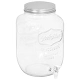 VidaXL Drank dispenser 8050 ml of glass