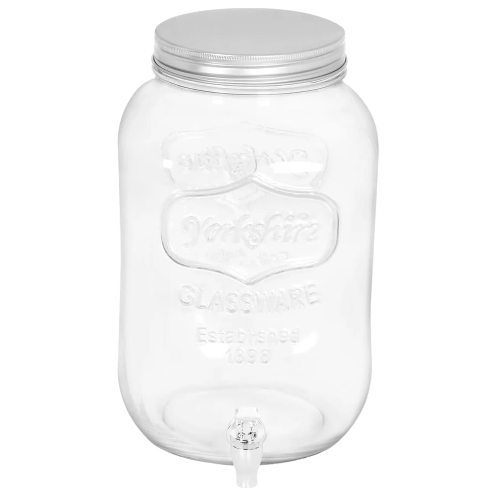 Vidaxl drack dispenser 8050 ml glas