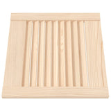 VidaXL Cabinet doors with slats 4 st 39.5x39.4 cm solid pine