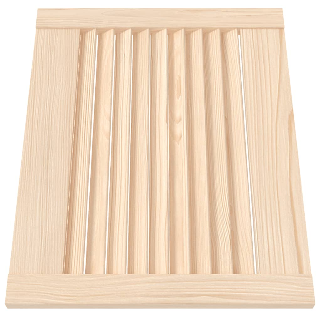 VidaXL Cabinet doors with slats 2 pcs 39.5x49.4 cm Solid pine