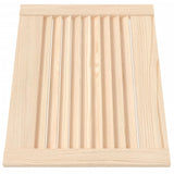 VidaXL Cabinet doors with slats 4 pcs 39.5x49.4 cm Solid pine