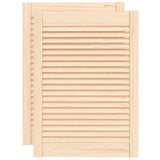 VidaXL Cabinet doors with slats 2 pcs 69x49.4 cm Solid pine