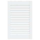 VidaXL Cabinet door with slats 61.5x39.4 cm solid pine white white