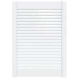 VidaXL Cabinet door with slats 69x49.4 cm Solid pine white