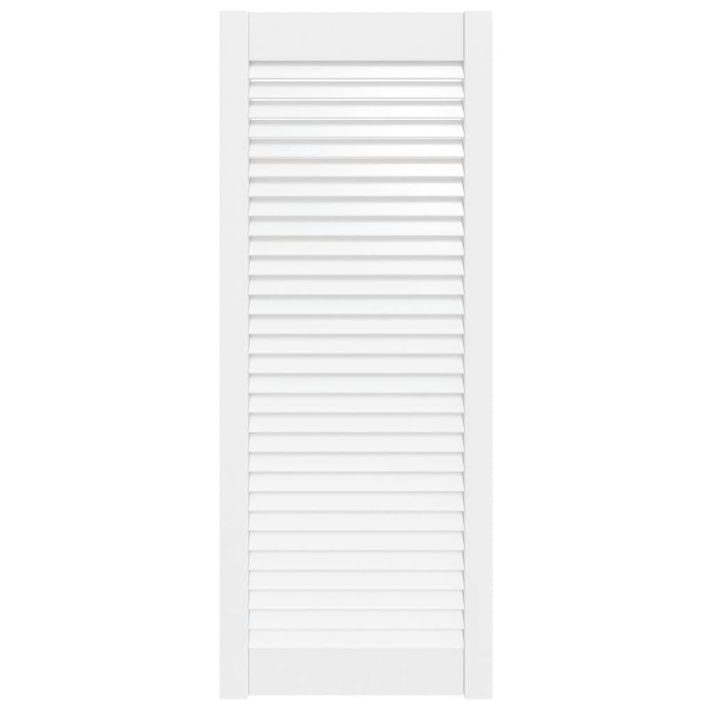 VidaXL Cabinet door with slats 99.3x39.4 cm Solid pine white