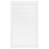 VidaXL Cabinet door with slats 99.3x59.4 cm Solid pine white