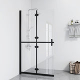 Vidaxl Walk-In Walking Walking Collptible 110x190 cm ESG-glas transparent