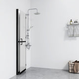 Vidaxl Walk-in Shower Wall Clunbapible 100x190 cm ESG-GLAS MAT