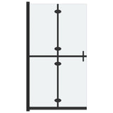 Vidaxl Walk-in Shower Wall Clunbapible 110x190 cm ESG Glass Matte