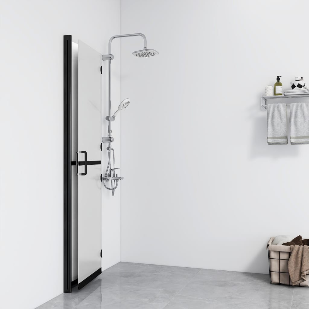 Vidaxl Walk-in Shower Wall Clunbapible 110x190 cm ESG Glass Matte