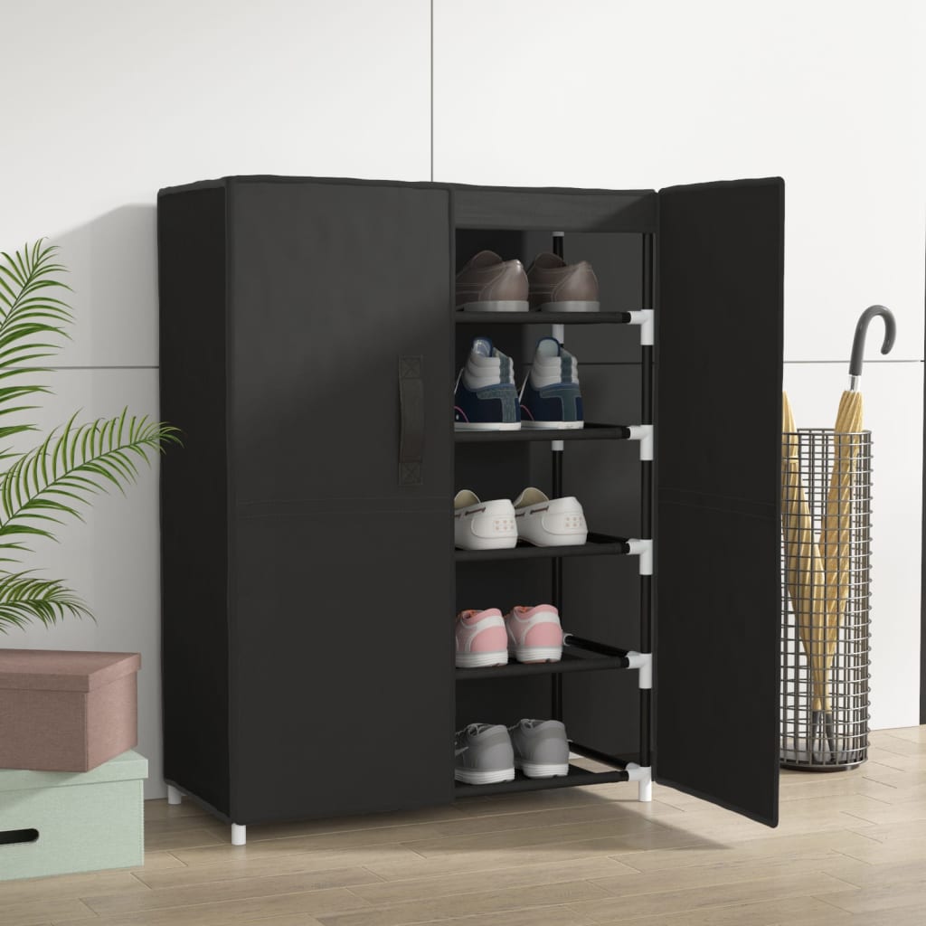 Vidaxl Shoe Cabinet 60x30x90 cm stof sort