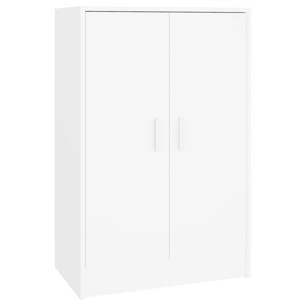 Vidaxl Shoe Cabinet 60x35x92 cm forarbejdet træhvide