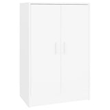 Vidaxl Shoe Cabinet 60x35x92 cm forarbejdet træhvide