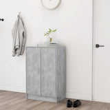 VidaXL shoe cabinet 60x35x92 cm processed wood concrete price