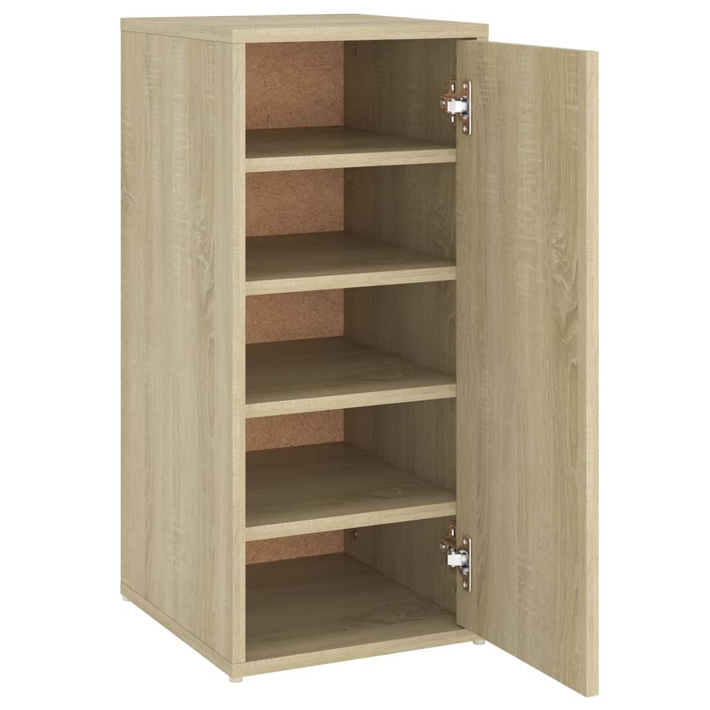 VidaXL shoe cabinet 32x35x70 cm chipboard Sonoma oak colored