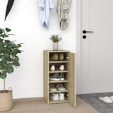 VidaXL shoe cabinet 32x35x70 cm chipboard Sonoma oak colored