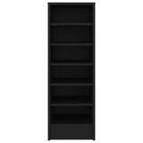 Vidaxl Shoe Cabinet 31.5x35x90 cm Property Wood Black