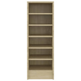 Vidaxl Shoe Cabinet 31.5x35x90 cm Property Wood Sonoma Oak Farvet