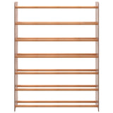 Vidaxl Shoe Rack 90x24x117 cm Behandlet trebrun