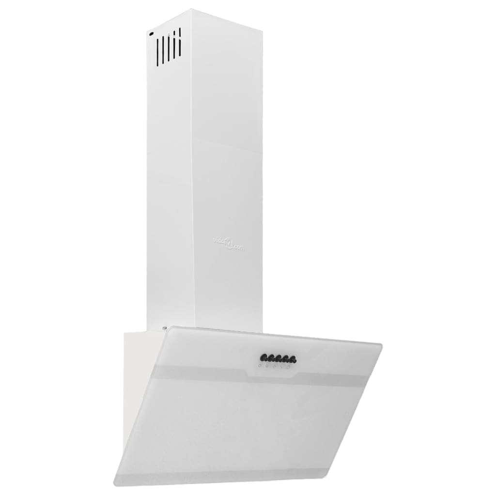 Vidaxl Wall Extractor Hood 60 cm stål og herdet glasshvit