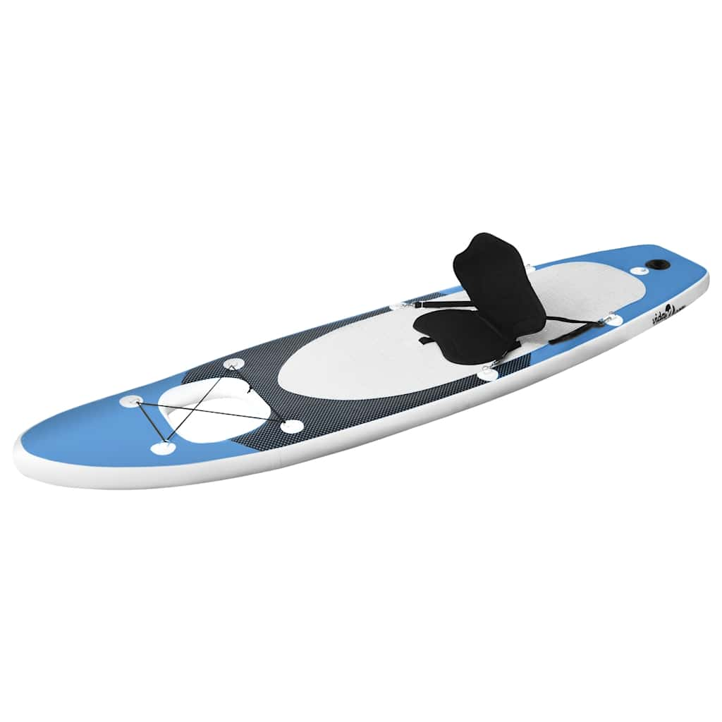 Vidaxl Stand Up Paddleboard Set aufblasbare 300x76x10 cm Seeblau